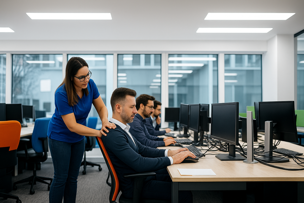 Mobile Massage Berlin – neckattack | Beste für Unternehmen als Büromassage oder Events in über 200 Städten